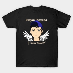 Sufjan Stevens - Hello darkness my old friend - Dark version T-Shirt